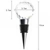 Wedding Wine Stopper Round Crystal Wine Champagne Bottle Stopper Vacuum Sealed Plug Stopper Wedding Gift Hot Sale New Arrivals