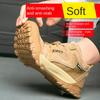Labor Insurance Shoes Men's Steel Baotou Anti-smashing and Anti-piercing Work Shoes Comfortable and Wear-resistant Safety Protective Shoes