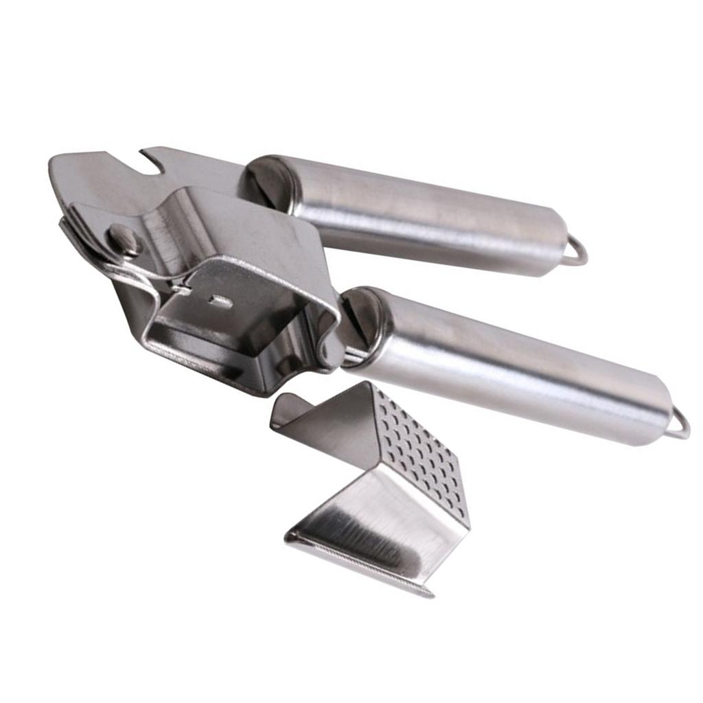 Ręczna Prasa do Czosnku Stal Nierdzewna Odporna na Rdzę Zakrzywiony Rozdrabniacz do Czosnku Narzędzie Kuchenne z Ergonomicznym