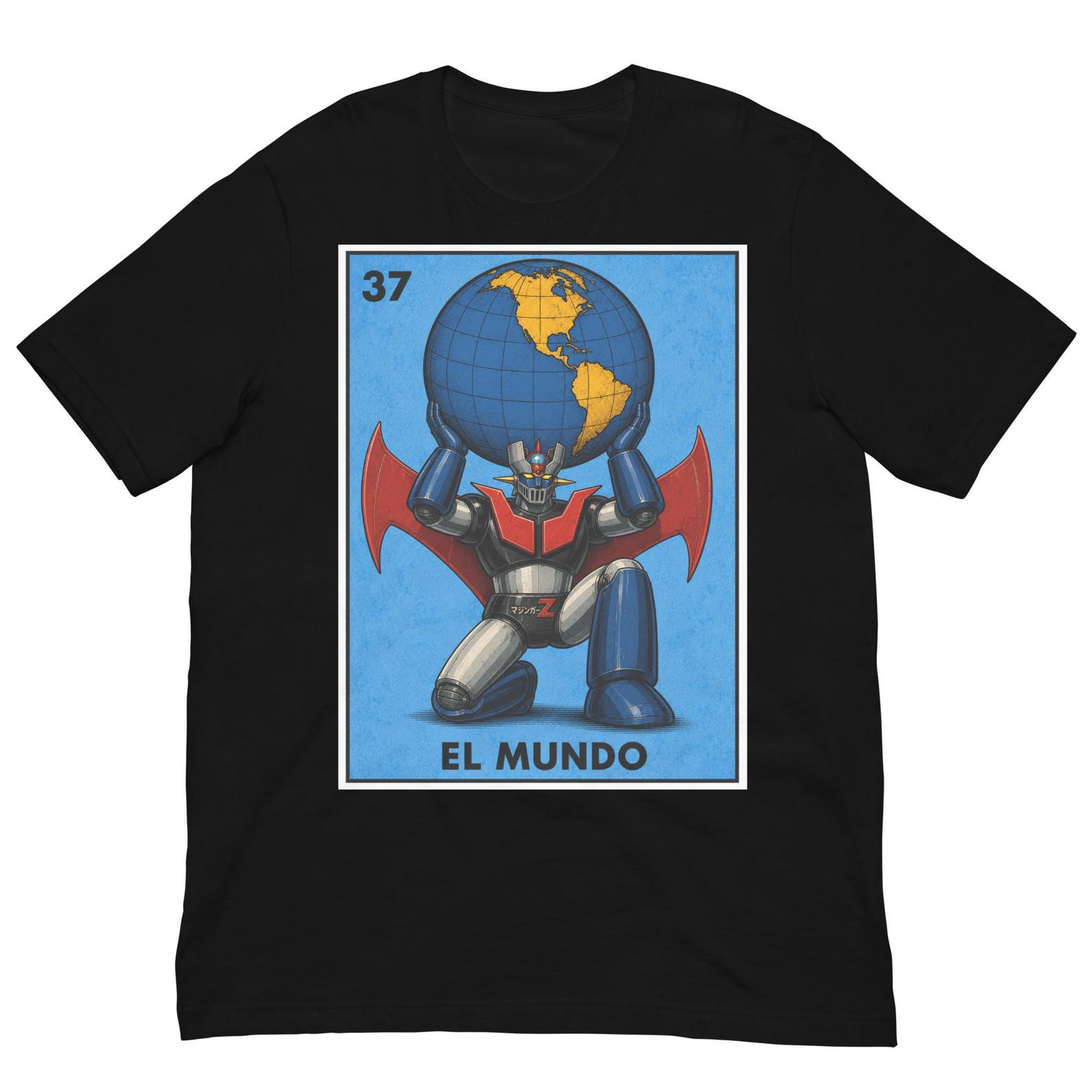 El Mundo Mazinger Shirt, Retro Anime Robot Tee, Mecha Graphic T-Shirt, Vintage Robot Shirt, Classic Anime Tee, Unisex Graphic Shirt S