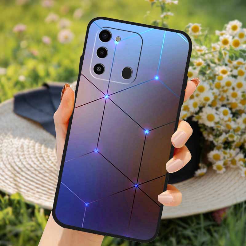 For Tecno Spark GO 2022 Case 2024 Cat Cartoon Soft TPU Silicone Phone Case For Tecno Spark 8C Cover Protective Spark8C KG5k KG5j