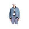 Levis FW22 Casual Crew Neck Single Button Baseball Jacket Men Jackets Blue A1943-0000