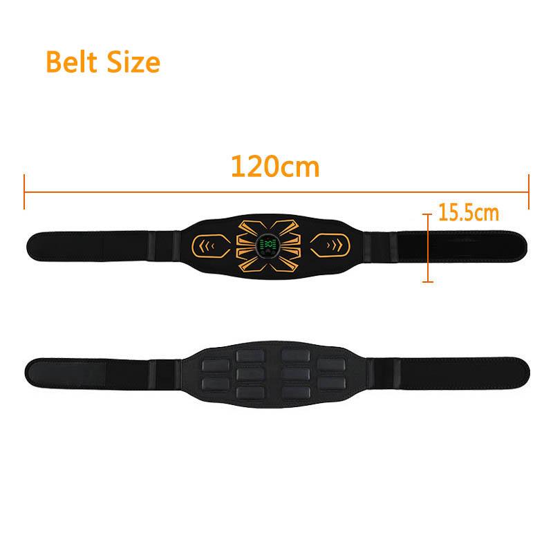 Smart Waist Abdominal Toning Belt Muscle Toner Abdominal Massager Abs Trainer Home Office Workout Fitness Equiment