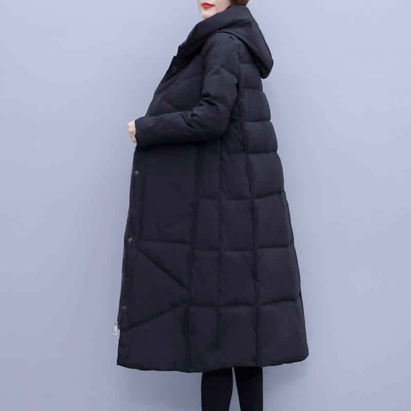 Plus Size Women's Long Jacket Winter Overcoat Fashion Loose Thick Warm Winter Coat Woman Parkas Hooded