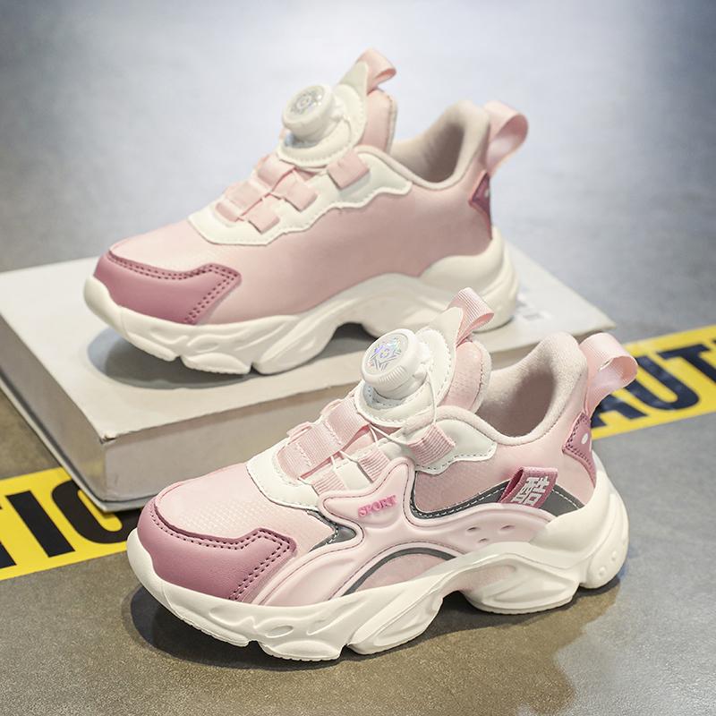 Zimowe Sneakersy Dziecięce Bawełniane Buty Sneakersy PU Wodoodporne Krótki Polar Ciepłe Ultralekkie Chłopięce Śniegowce