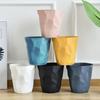 Irregular Trash Can Modern Plastic Garbage Rubbish Bin Waste Basket Flower Pot