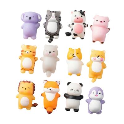 Mochi Squishy Cartoon Animal Toy Tabas Squishy Fun Toys For Kids Stress Relief Squeeze Party Favors Birthday Gift Goodie Bag