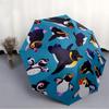 1pc Penguin Party Automatic Folding Umbrella Portable Collapsible Design, 8-Rib Iron Frame, Durable Fabric, All-Season Casual Outdoor 176