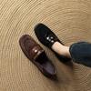 Fashion New Autumn Winter Sheep Suede Women Pumps Shoes for Women French Round Toe Low Heel Loafers Zapatos Mujer Chunky Heels Ladies