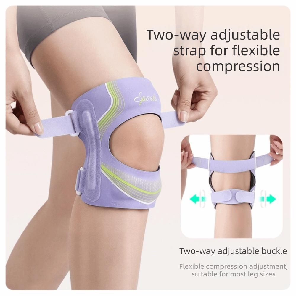 Adjustable Silicone Patella Compression Patella Strap Patellar Protection Knee Pad Climbing