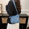 Lightweight Large Capacity Denim Multipurpose Storage Bag for Daily Use