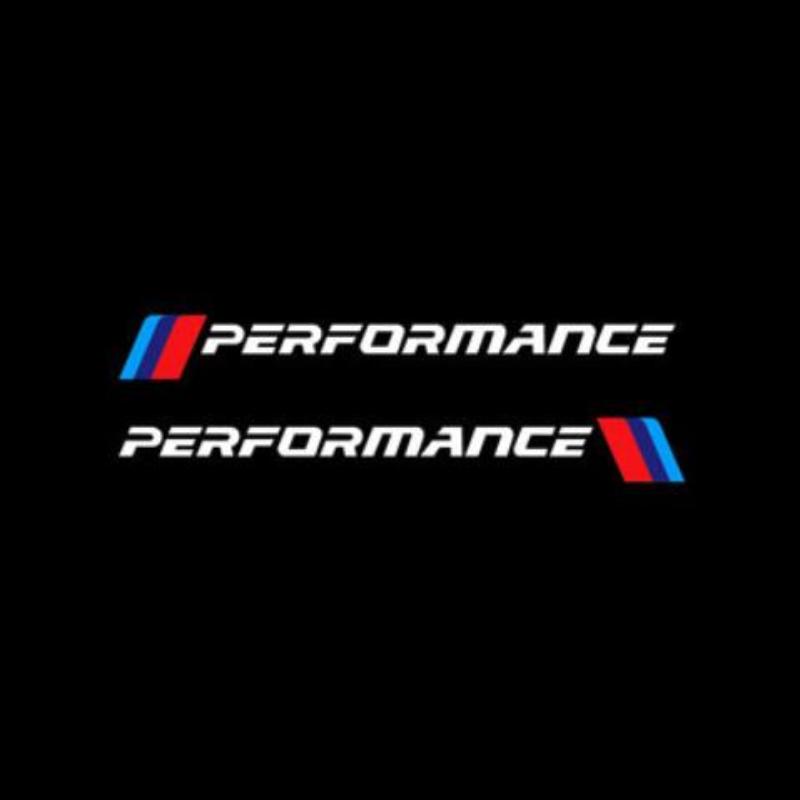 2PCS M Performance Bumper Windows Stickers Rear Trunk Decals For BMW X7 X3 X4 X5 X6 3 4 5 6 7 Series Z4 M M3 M5 M6 E38 E39 E46 E53 E60 E61 E64 E70 E71