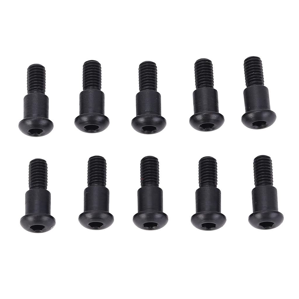 10Pcs Hex Button Head Shoulder Screw for Axial SCX10 M3x4x10mm Stainless Steel Axial Hex Socket Button Shoulder Screw