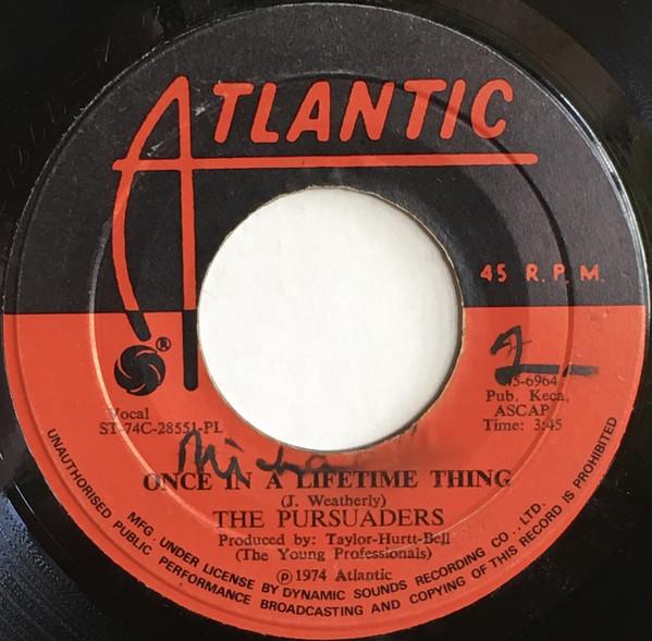 

7inch Record PERSUADERS - Once In A Lifetime Thing / All Stru 456964 Atlantic 1974 Jamaica Soul/Funk Used