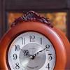 Retro Table Clock Wooden Desk Watch Aesthetic Luxury Bedroom Tabletop Clocks Silent Living Room Desktop Watches Home Decoration