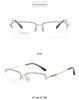 2024 Classic Unisex Half-Rim Titanium Glasses Frame