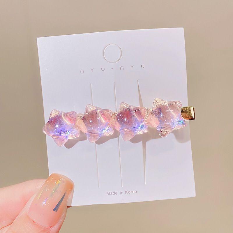 2PCS/lot Transparent Alligator Clip Ocean Bubble Hair Clips Beautiful Headwear Mother and Daughter Korean Hair Accessories White