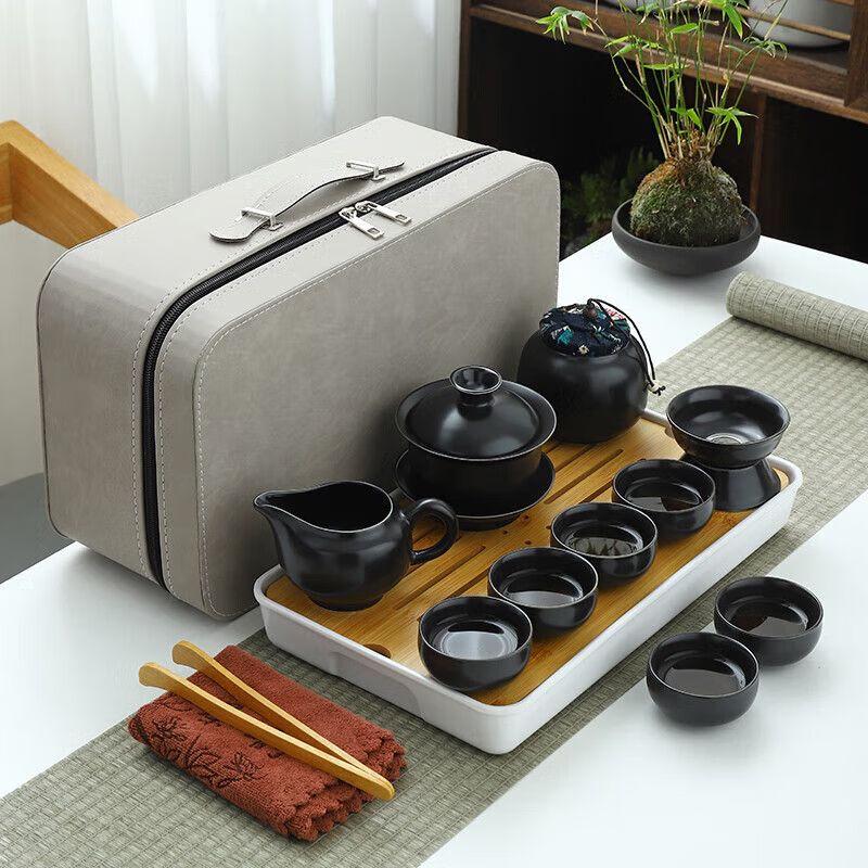 Керамический дорожный набор для кунг-фу чая Qiuqiao