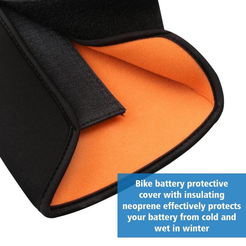 E-Bicycle Lithium Battery Cover Bike Frame Anti Cold Dustproof Waterproof Protection Protective Cover Bicycle Accessories
