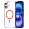 For iPhone 16 Plus Magnetic Case Compatible with MagSafe 1.0mm Ultra Thin PC Back Cover