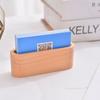 Storage Display Device Cards Stander Cards Holder Wooden Business Card Holders Card Organizer