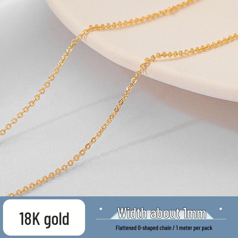 

Ожерелье-цепочка О из золота 18 карат, заполненного золотом, удлинитель для браслета и серег - материалы для изготовления украшений своими руками