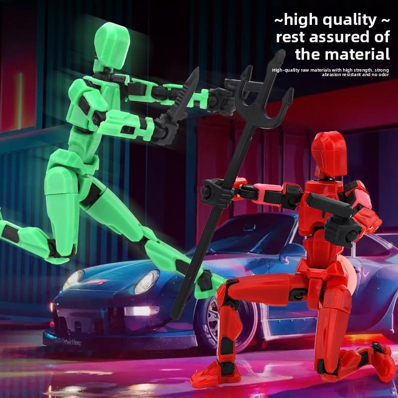 Inertia Control Robot Models Creative Action Figures Set With Joints Magnetic