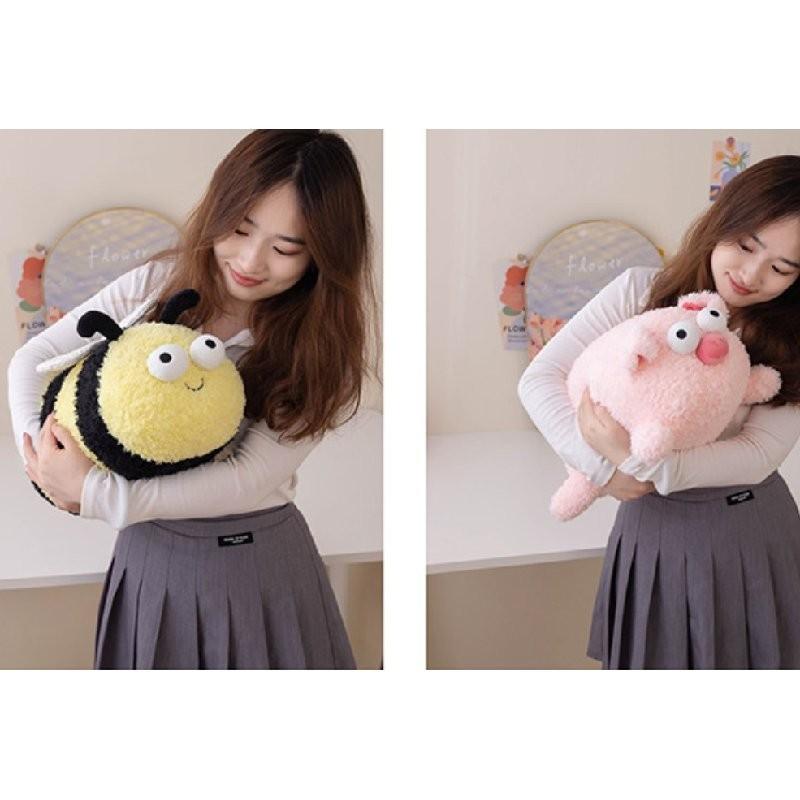 Adorable Plush Animal Dolls In Bee Frog Pig And Unicorn Designs For Kids Gifts