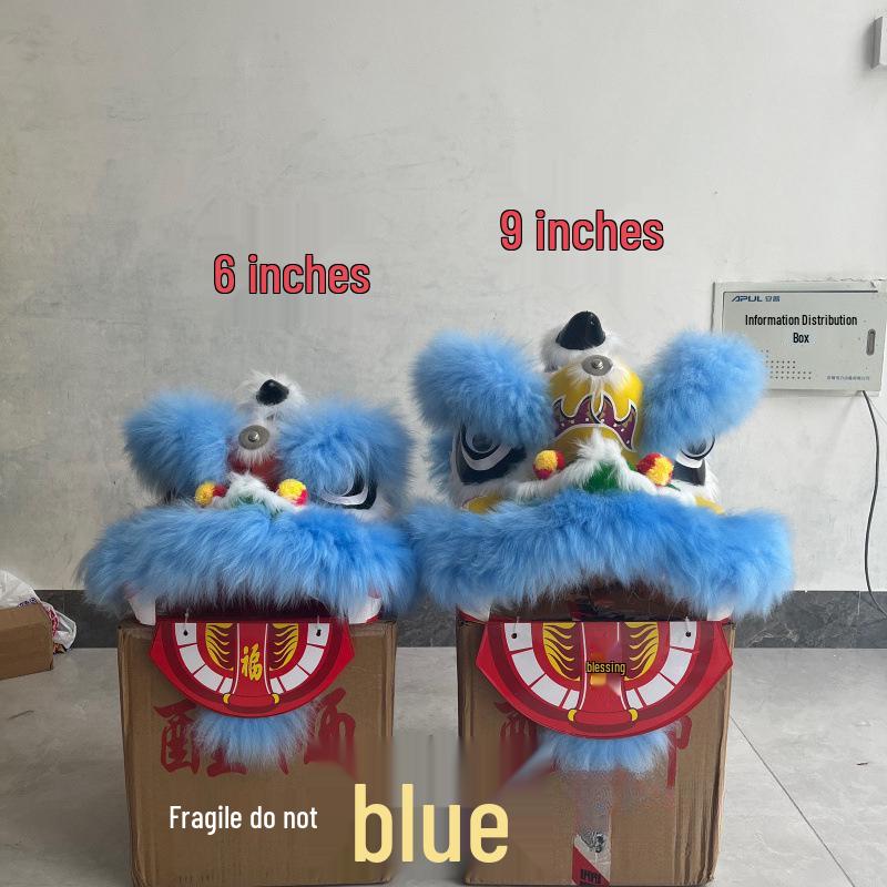 Kindergarten Lion Dance Toy: Two-Person Lion Head for Performances & Weddings