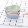 4 Pcs Sauce Dipping Bowls Appetizer Plates Condiment Dish Heart-shaped Tasting Dishes