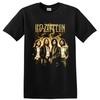 Led Zeppelin Rock Music T Shirt Vintage Band Portrait Guitar Graphic Tee Artwork
