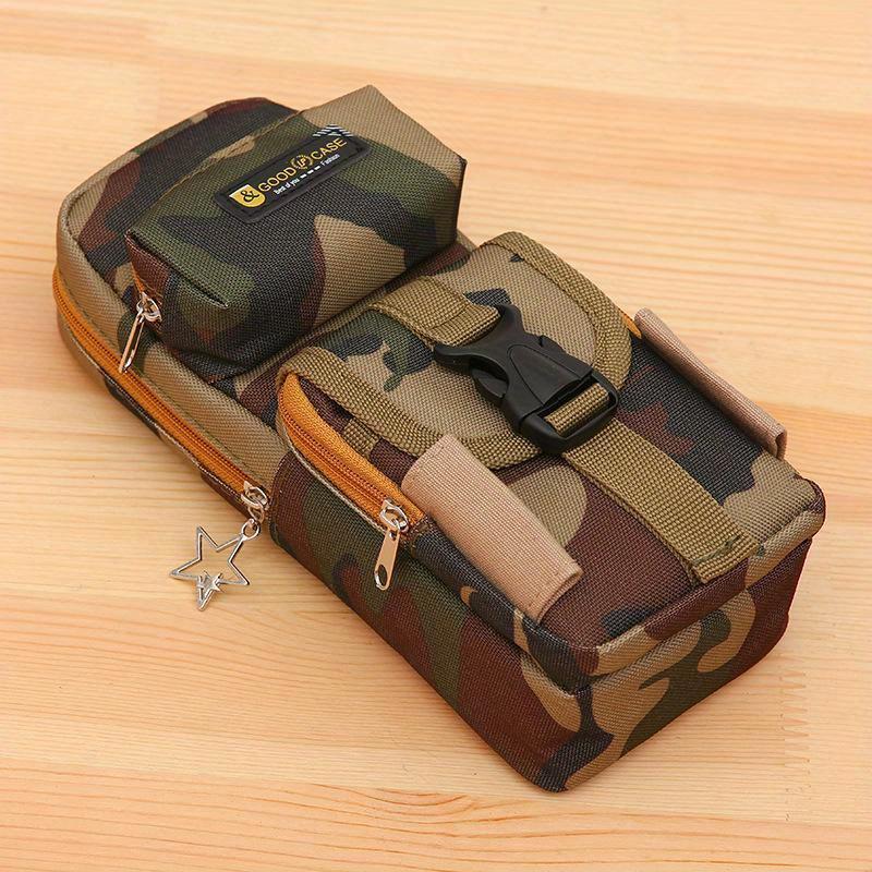 Kreatives Special Forces Camouflage Canvas Jungen Mäppchen, Schuletui Zubehör Stiftetasche Stiftebeutel Schreibwaren
