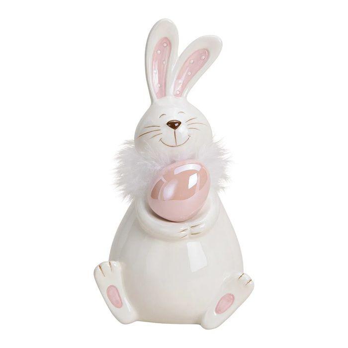 Décoration un lapin de Pâques en céramique