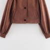 Retro Bud Design Women's Casual Short Jacket – European & American Fashion