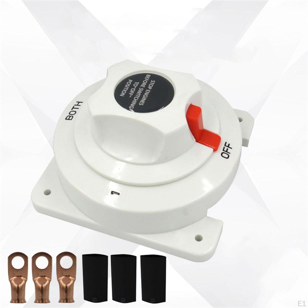 Marine DC Battery Selector Switch 6-32V 1-2-Both-Off 300 Amp Max 175A High Power Waterproof