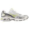Mizuno Wave Rider 10 White Sunny Lime Unisex Sneakers ვერცხლისფერი D1GA210411