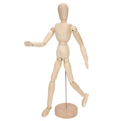 Holz Modell einer menschlichen Figur Spielzeug Bewegliche Gliedmaßen Marionette Kunst Skizzenmodelle Heimdekoration