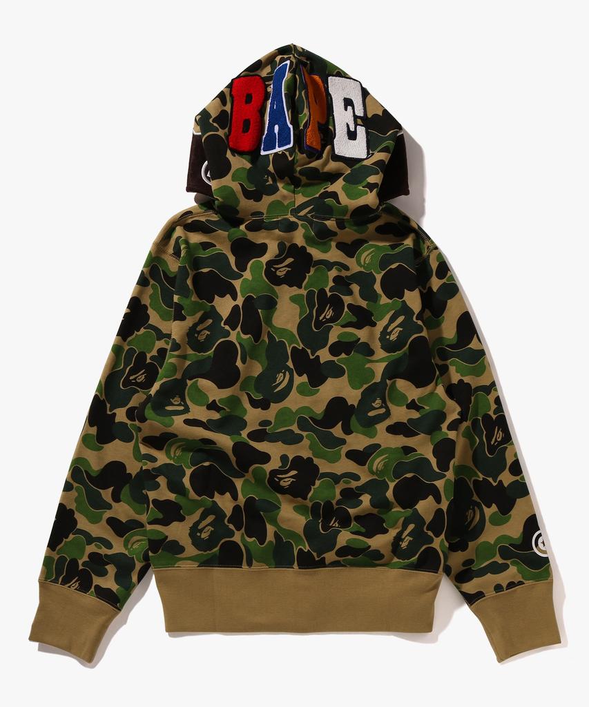 Bape Abc Camo Second Ape Full Zip Hoodie (W) Green