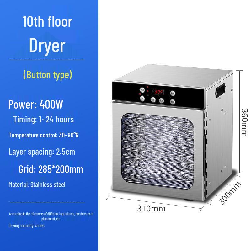 18-Layer Multifunctional Food Dehydrator for Vegetables, Meat, Jerky, Fruits, and Snacks