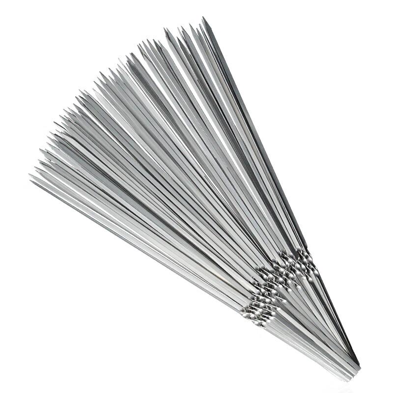 Stainless Steel Flat BBQ Skewers