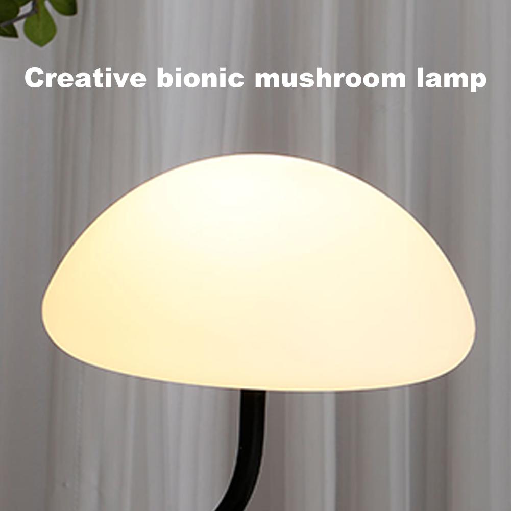 Mushroom Desk Lamp Rechargeable Bedroom Lamp Cordless Nightstand Lamp Portable for Bedroom Living Room