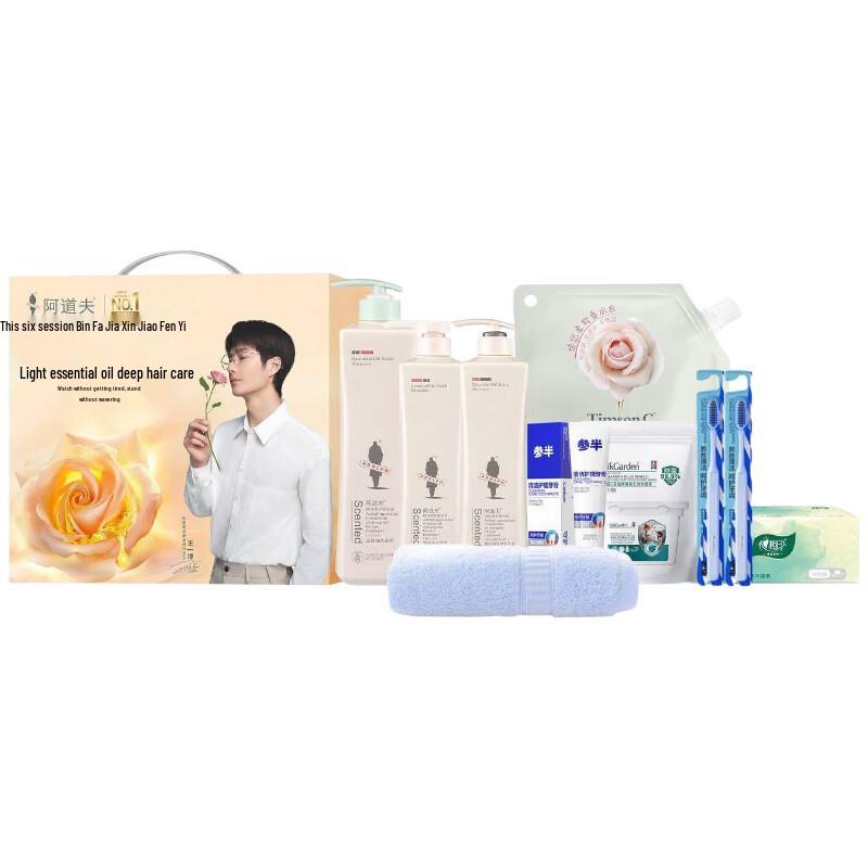 Adolph Camellia Oil Control Shampoo Set