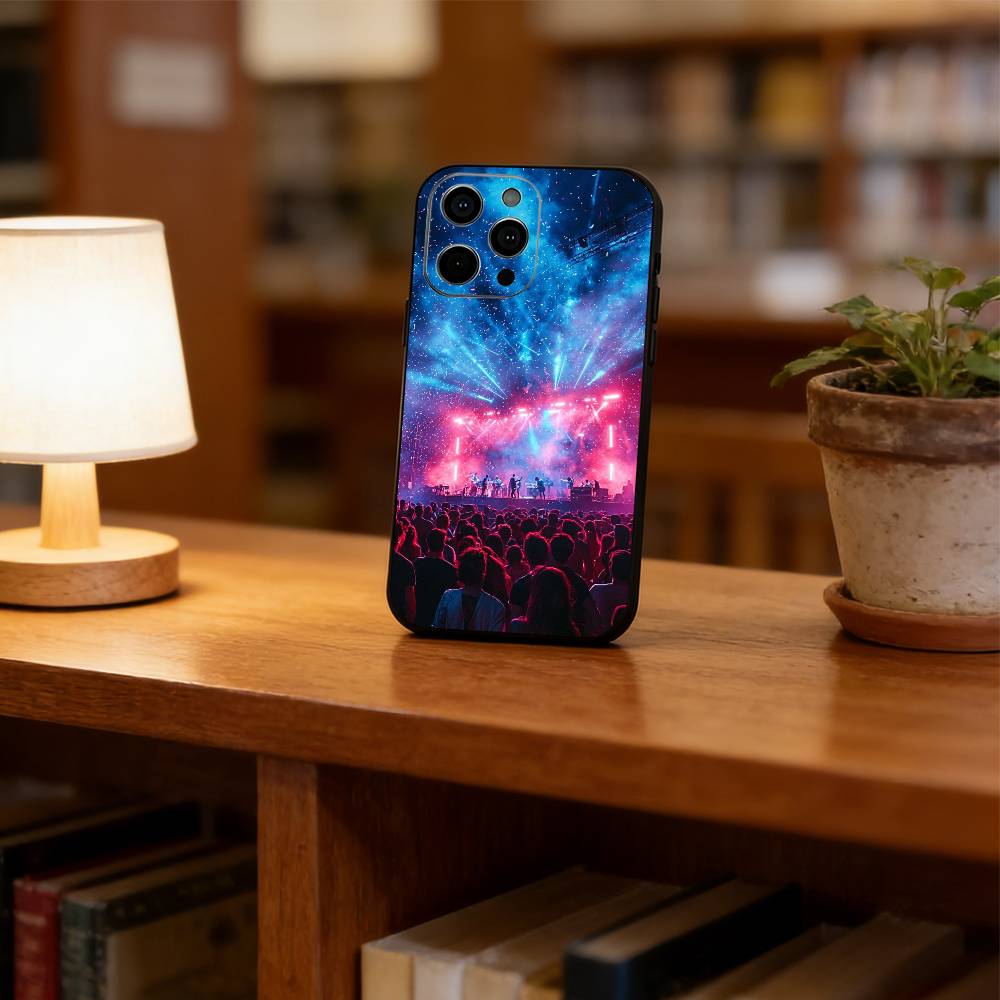

Music Festival Phone Case Silicone Soft For IPhone 17 16 15 14 13 12 11 X XR Plus Pro Max Plus iPhoneXsMax