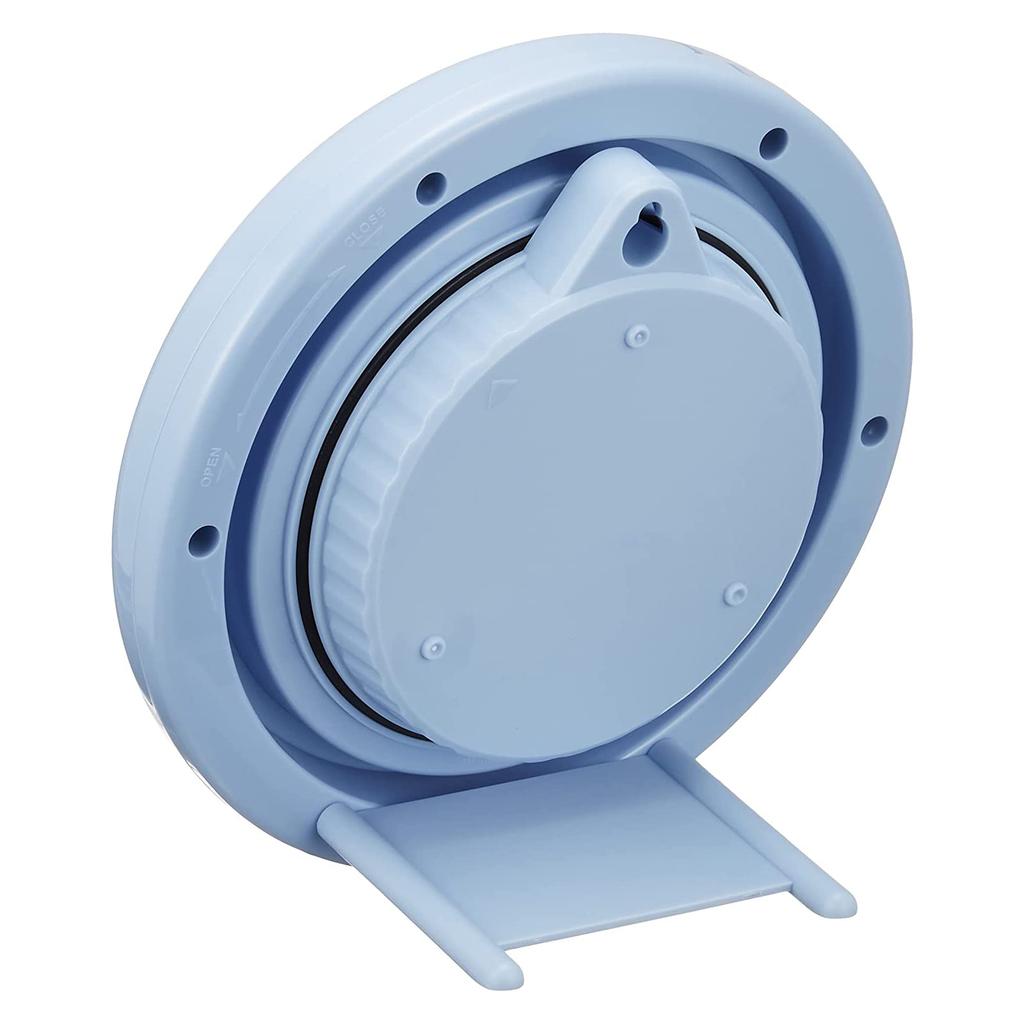 Casio Wall Splash Time Suitable for Both Wall and Table Clock, Blue, Moisture-proof, Dustproof, Series, Use, IQ-180W-2JF