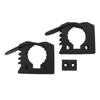 Rubber Clamp Mount Quick Release Clamp Rustproof Versatile Anti Aging 1 To 1.5in Adjustable Securely Fixed for Boat Train