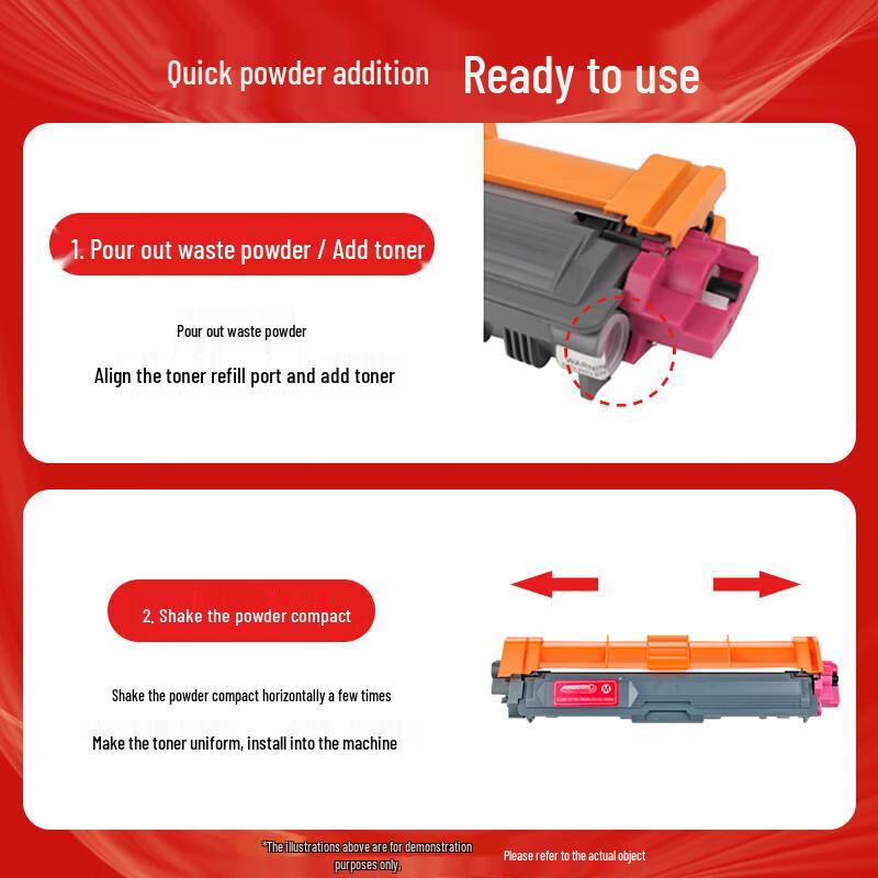 Compatible Toner Powder Refill Set for Brother TN281/285 Series