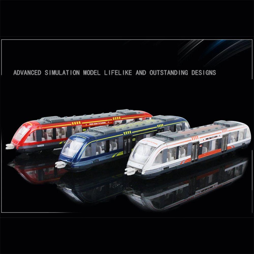 Toys Gift Zinc Zinc Alloy Metro Subway Simulation Train Toy Underground High Speed Rail Diecast Train Toy
