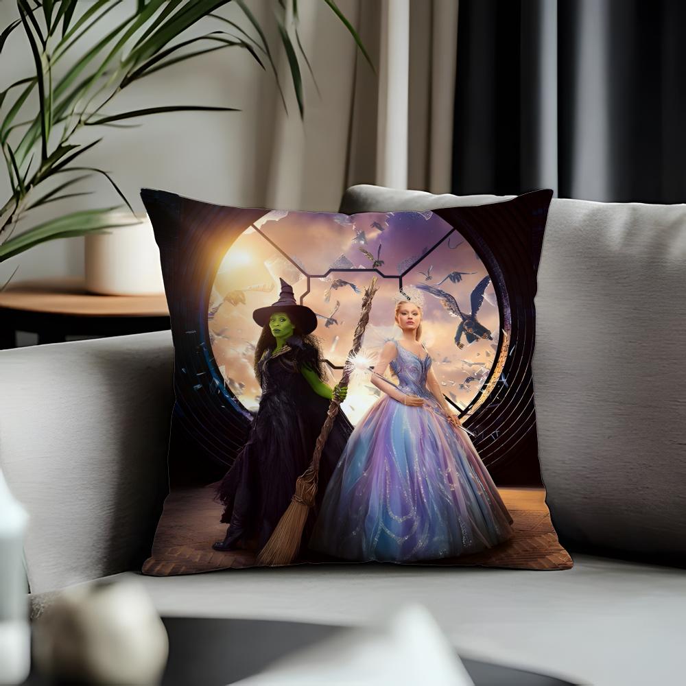 Viral Wwickedew Cushion Cover Antidustmite Pillowcase Invisible Zipper Silky Short Plush Sofa Cushion Cover