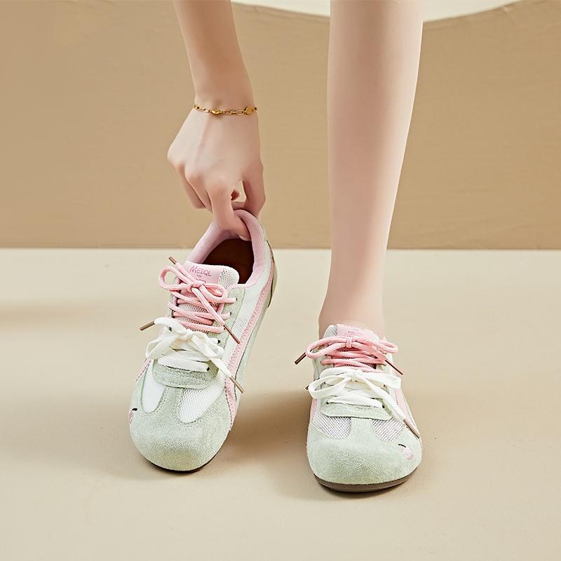2025 High Quality Ladies Shoes Women's Vulcanize Shoes Color Matching Mesh Casual Light Breathable Sneakers