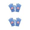 2 Pairs Heart Knitting Winter Gloves Thicken Touchscreen Knitted